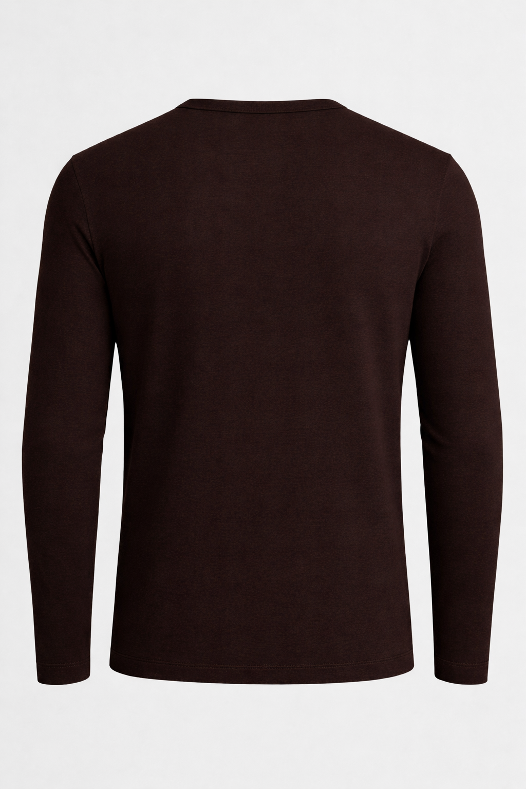ETHEREAL SLIM FULL SLEEVES HENLEY / BROWN