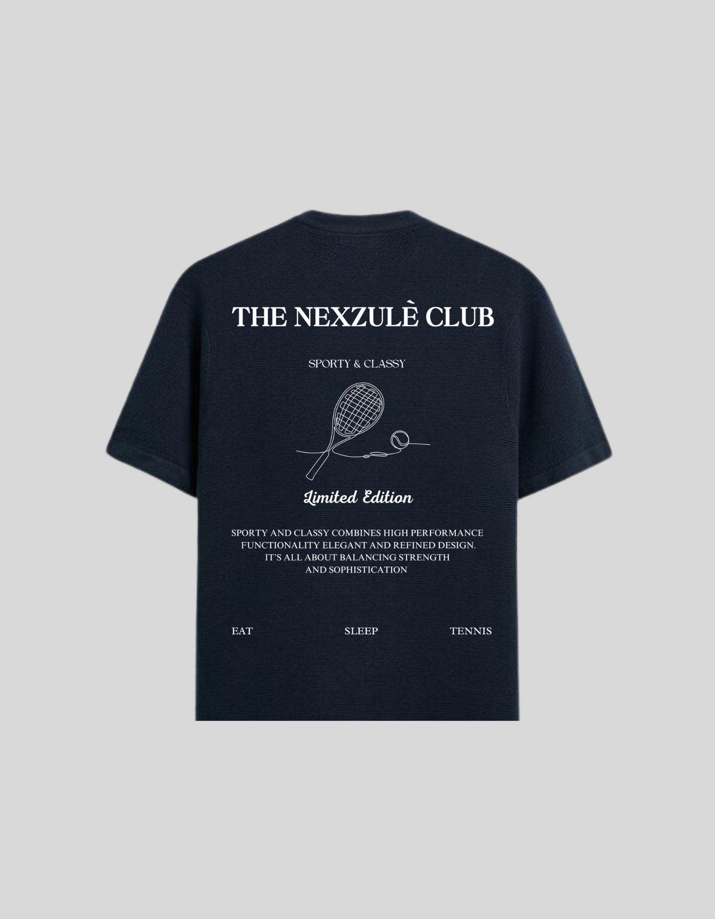 THE NEXZULE CLUB NAVY BLUE T-SHIRT