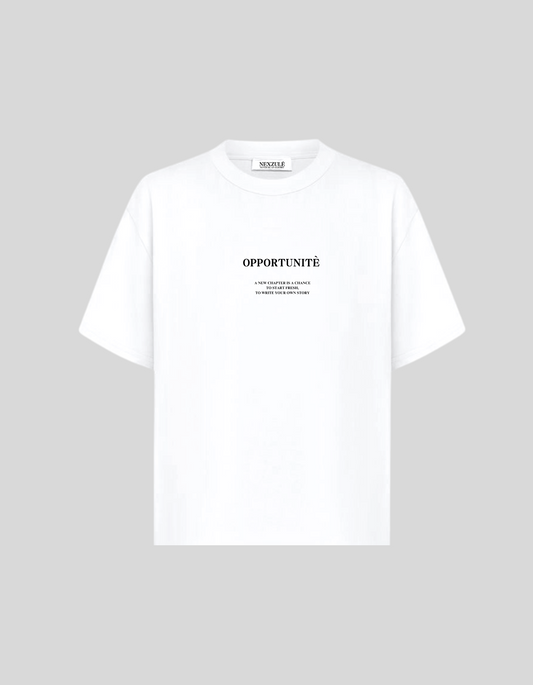 WHITE IMPREVISIBLE RELAXED FIT TSHIRT